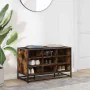 Banco zapatero madera de ingeniería roble ahumado 84x40x53,5 cm von , Bänke für Hallen und Lager - Ref: Foro24-849231, Preis:...