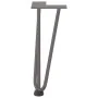 Patas mesa tipo horquilla 4 uds acero macizo acero natural 30cm von , Tischbeine - Ref: Foro24-4012439, Preis: 48,81 €, Rabat...