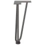 Patas mesa tipo horquilla 4 uds acero macizo acero natural 30cm von , Tischbeine - Ref: Foro24-4012439, Preis: 48,81 €, Rabat...