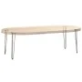 Patas mesa tipo horquilla 4 uds acero macizo acero natural 72cm by , Table legs - Ref: Foro24-4012447, Price: 67,08 €, Discou...