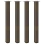Patas para mesa de centro 4 uds acero acero natural 100-102 cm de , Patas para mesas - Ref: Foro24-4012479, Precio: 104,36 €,...