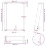 Patas de mesa de centro forma U 2uds acero blanco 28x(42-43) cm von , Tischbeine - Ref: Foro24-4012757, Preis: 58,69 €, Rabat...