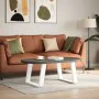Patas de mesa de centro forma U 2uds acero blanco 60x(42-43) cm de , Patas para mesas - Ref: Foro24-4012769, Precio: 73,77 €,...