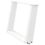 Patas de mesa de centro forma U 2uds acero blanco 60x(42-43) cm de , Patas para mesas - Ref: Foro24-4012769, Precio: 73,77 €,...