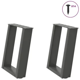 Patas para mesa de centro en forma de U 2 uds antracita acero von , Tischbeine - Ref: Foro24-4012762, Preis: 61,61 €, Rabatt: %