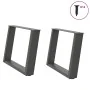 Patas para mesa de centro en forma de U 2 uds antracita acero by , Table legs - Ref: Foro24-4012774, Price: 77,71 €, Discount: %