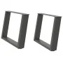 Patas para mesa de centro en forma de U 2 uds antracita acero by , Table legs - Ref: Foro24-4012774, Price: 77,71 €, Discount: %