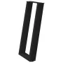 Patas de mesa consola en forma U 2 uds acero negro 28x(72-73)cm de , Patas para mesas - Ref: Foro24-4012776, Precio: 74,43 €,...