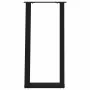 Patas de mesa consola en forma U 2 uds acero negro 28x(72-73)cm de , Patas para mesas - Ref: Foro24-4012776, Precio: 74,43 €,...