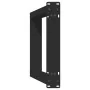 Patas de mesa consola en forma U 2 uds acero negro 28x(72-73)cm de , Patas para mesas - Ref: Foro24-4012776, Precio: 74,43 €,...
