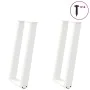Patas de mesa consola forma U 2 uds acero blanco 38x(72-73) cm by , Table legs - Ref: Foro24-4012781, Price: 71,84 €, Discoun...