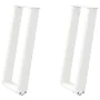 Patas de mesa consola forma U 2 uds acero blanco 38x(72-73) cm by , Table legs - Ref: Foro24-4012781, Price: 71,84 €, Discoun...