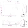 Patas para mesa de comedor en forma de U 2 uds acero blanco von , Tischbeine - Ref: Foro24-4012797, Preis: 97,21 €, Rabatt: %