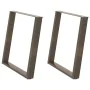 Patas para mesa comedor forma U 2uds acero natural 70x(72-73)cm de , Patas para mesas - Ref: Foro24-4012795, Precio: 89,83 €,...