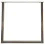 Patas para mesa comedor forma U 2uds acero natural 70x(72-73)cm de , Patas para mesas - Ref: Foro24-4012795, Precio: 89,83 €,...