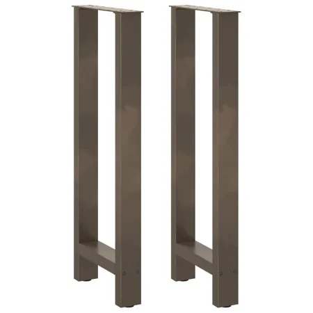 Patas para mesa de centro de acero natural 2 uds 40x(100-101)cm von , Tischbeine - Ref: Foro24-4013339, Preis: 101,72 €, Raba...