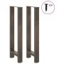 Patas para mesa de centro de acero natural 2 uds 40x(100-101)cm von , Tischbeine - Ref: Foro24-4013339, Preis: 101,72 €, Raba...