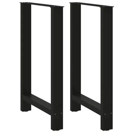 Patas de mesa de centro acero negro 2 uds 60x(90-91) cm de , Patas para mesas - Ref: Foro24-4013332, Precio: 92,07 €, Descuen...
