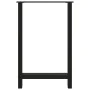 Patas de mesa de centro acero negro 2 uds 60x(90-91) cm de , Patas para mesas - Ref: Foro24-4013332, Precio: 92,07 €, Descuen...