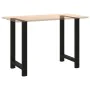 Patas de mesa de centro acero negro 2 uds 60x(90-91) cm de , Patas para mesas - Ref: Foro24-4013332, Precio: 92,07 €, Descuen...