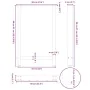 Patas de mesa de centro acero negro 2 uds 60x(90-91) cm de , Patas para mesas - Ref: Foro24-4013332, Precio: 92,07 €, Descuen...
