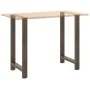 Patas para mesa de centro de acero natural 2 uds 60x(100-101)cm de , Patas para mesas - Ref: Foro24-4013347, Precio: 100,30 €...