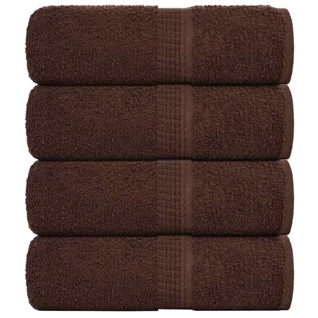 Toallas invitados 4 uds 100% algodón marrón 30x50 cm 360 gsm by , Towels - Ref: Foro24-136756, Price: 22,41 €, Discount: %