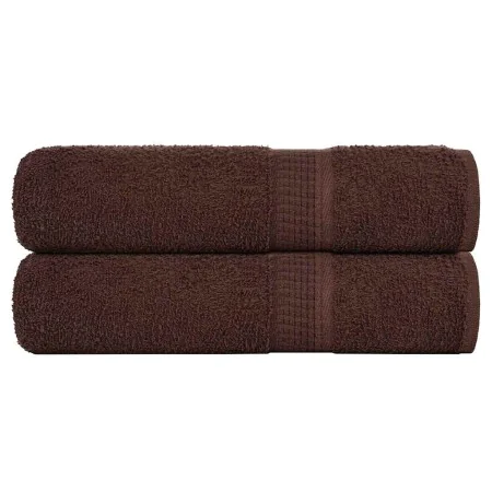 Toallas de ducha 2 uds 100% algodón marrón 70x140 cm 360 gsm by , Towels - Ref: Foro24-136761, Price: 23,90 €, Discount: %