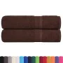 Toallas de ducha 2 uds 100% algodón marrón 70x140 cm 360 gsm by , Towels - Ref: Foro24-136761, Price: 23,90 €, Discount: %