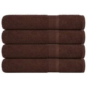 Toallas de sauna 4 uds 100% algodón marrón 80x200 cm 360 gsm by , Towels - Ref: Foro24-136768, Price: 47,88 €, Discount: %