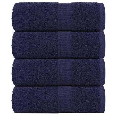 Toallas de jabón 4 uds azul marino 30x30 cm 360gsm 100% algodón de , Toallas - Ref: Foro24-136780, Precio: 14,31 €, Descuento: %