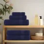 Toallas de jabón 4 uds azul marino 30x30 cm 360gsm 100% algodón de , Toallas - Ref: Foro24-136780, Precio: 14,31 €, Descuento: %