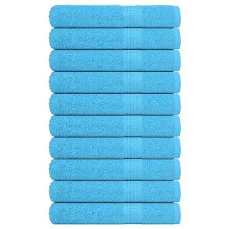 Toallas 10 uds 100% algodón turquesa 100x200 cm 360 gsm by , Towels - Ref: Foro24-136988, Price: 135,54 €, Discount: %