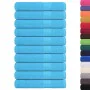 Toallas 10 uds 100% algodón turquesa 100x200 cm 360 gsm by , Towels - Ref: Foro24-136988, Price: 135,54 €, Discount: %