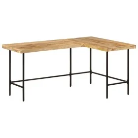 Escritorio madera maciza mango y hierro 165x110x77 cm von , Schreibtische - Ref: Foro24-353333, Preis: 274,20 €, Rabatt: %
