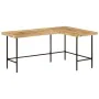 Escritorio madera maciza mango y hierro 165x110x77 cm by , Desks - Ref: Foro24-353333, Price: 274,20 €, Discount: %