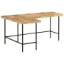 Escritorio madera maciza mango y hierro 165x110x77 cm by , Desks - Ref: Foro24-353333, Price: 274,20 €, Discount: %