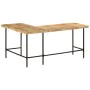Escritorio madera maciza mango y hierro 165x110x77 cm by , Desks - Ref: Foro24-353333, Price: 274,20 €, Discount: %