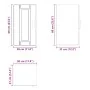 Mueble de pared cocina madera contrachapada Porto roble sonoma de , Armarios de cocina - Ref: Foro24-854020, Precio: 48,56 €,...