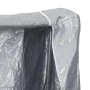 Leñero con protector de lluvia 150x25x150 cm acero galvanizado by , Firewood bags and holders - Ref: Foro24-4100709, Price: 3...