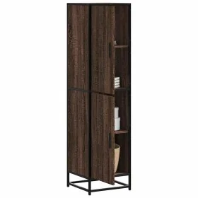 Aparador alto madera ingeniería marrón roble 35,5x35x139cm von , Sideboards - Ref: Foro24-849058, Preis: 94,15 €, Rabatt: %