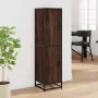 Aparador alto madera ingeniería marrón roble 35,5x35x139cm de , Aparadores - Ref: Foro24-849058, Precio: 94,13 €, Descuento: %