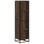 Aparador alto madera ingeniería marrón roble 35,5x35x139cm de , Aparadores - Ref: Foro24-849058, Precio: 94,13 €, Descuento: %