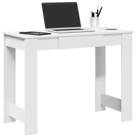 Escritorio de madera contrachapada blanco 100x45x75 cm von , Schreibtische - Ref: Foro24-860427, Preis: 62,33 €, Rabatt: %
