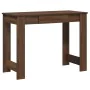Escritorio de madera de ingeniería roble marrón 100x45x75 cm by , Desks - Ref: Foro24-860433, Price: 61,93 €, Discount: %