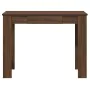 Escritorio de madera de ingeniería roble marrón 100x45x75 cm by , Desks - Ref: Foro24-860433, Price: 61,93 €, Discount: %