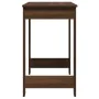 Escritorio de madera de ingeniería roble marrón 100x45x75 cm by , Desks - Ref: Foro24-860433, Price: 61,93 €, Discount: %