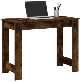Escritorio de madera contrachapada roble ahumado 100x45x75 cm by , Desks - Ref: Foro24-860431, Price: 62,41 €, Discount: %