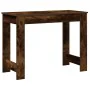 Escritorio de madera contrachapada roble ahumado 100x45x75 cm by , Desks - Ref: Foro24-860431, Price: 62,41 €, Discount: %