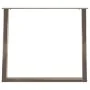 Patas mesa comedor forma U 2uds acero natural 100x(72-73) cm by , Table legs - Ref: Foro24-4012807, Price: 107,93 €, Discount: %